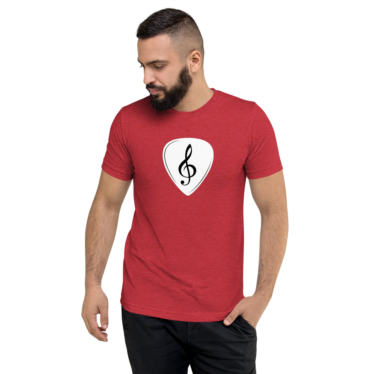 Guitar Pick Music Note Short Sleeve T-Shirt