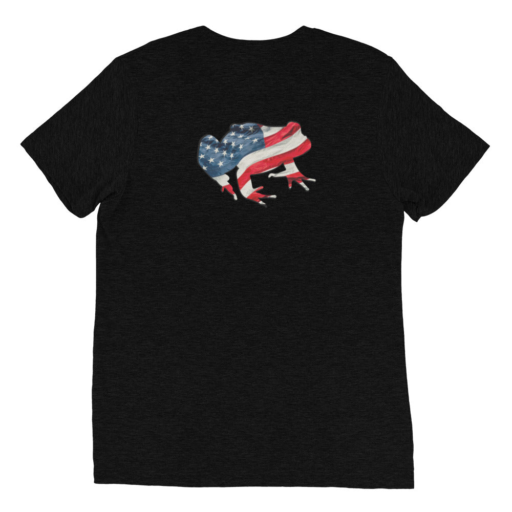 American Frog in Black Short Sleeve T-Shirt