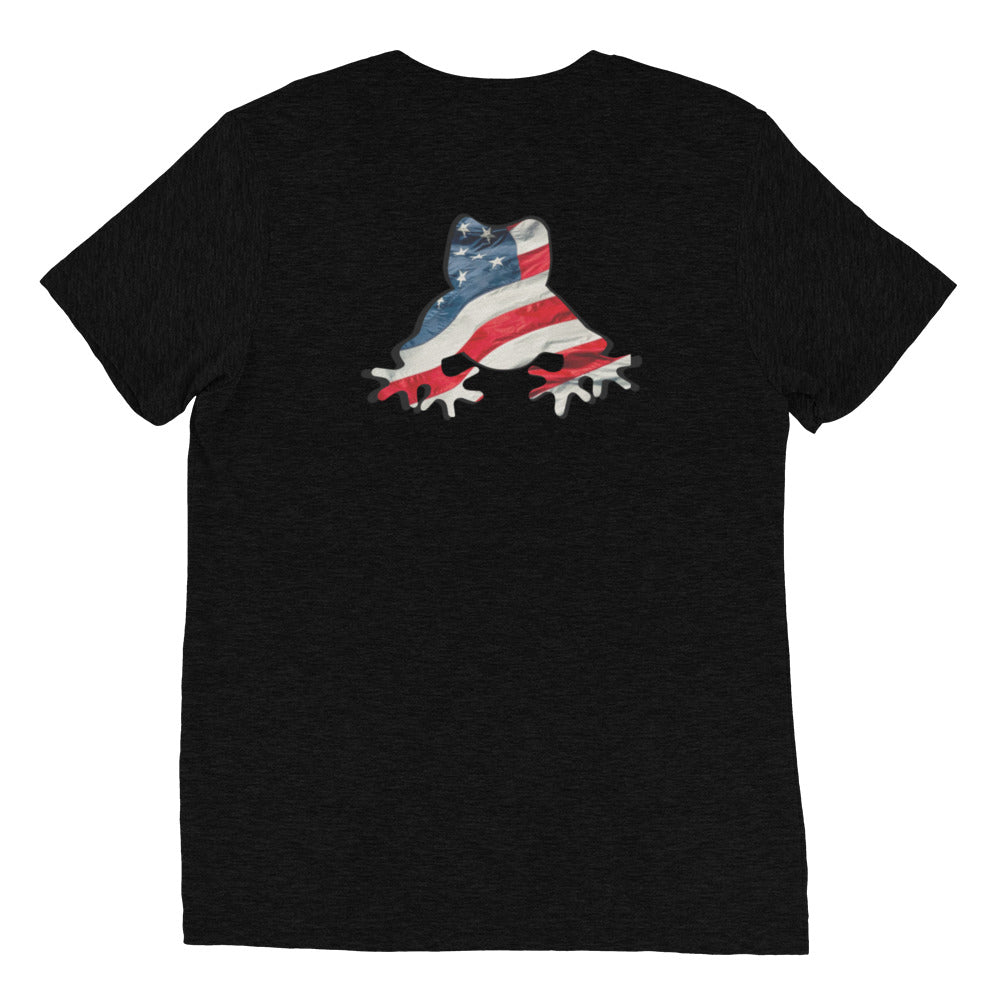 American Frog in Black Short Sleeve T-Shirt