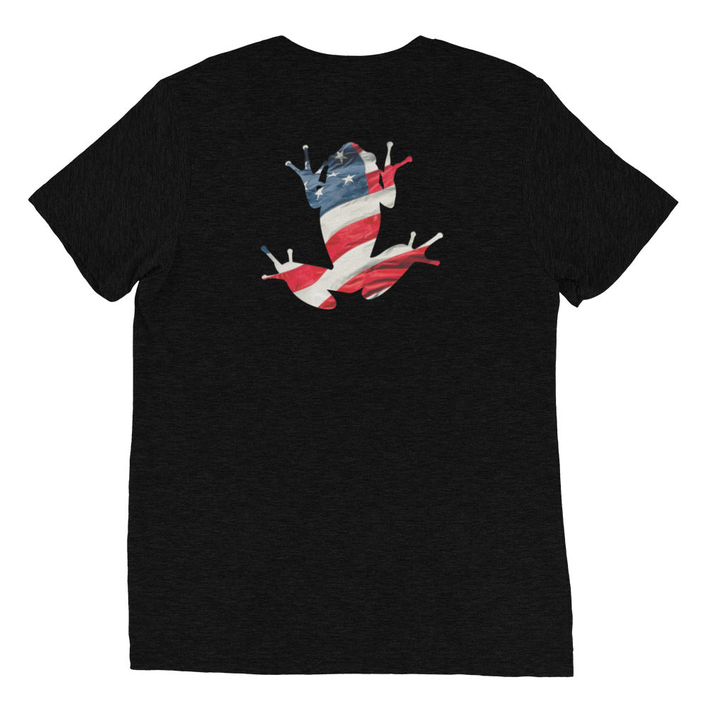 American Frog in Black Short Sleeve T-Shirt