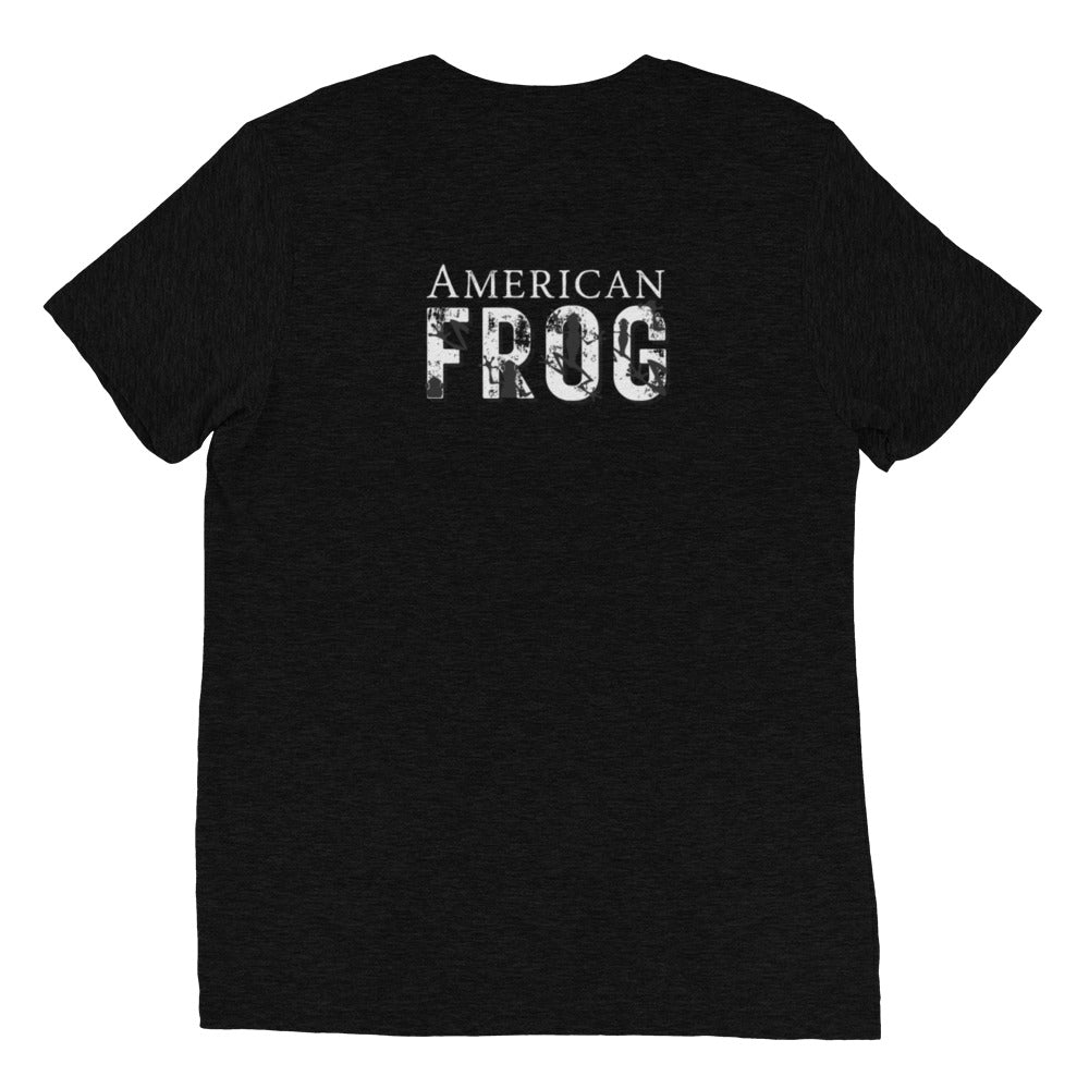 American Frog in Black Short Sleeve T-Shirt