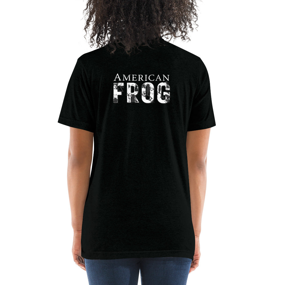 American Frog in Black Short Sleeve T-Shirt