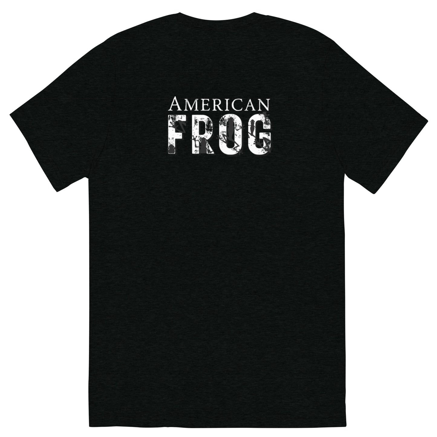 American Frog in Black Short Sleeve T-Shirt