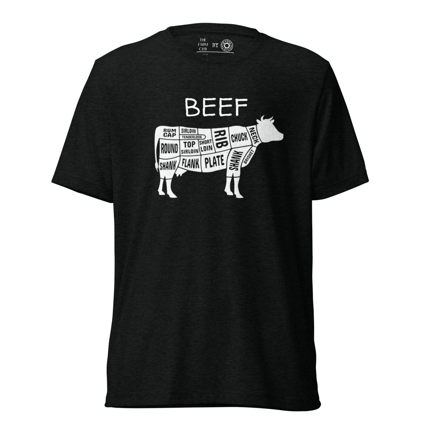 Beef Cow Butcher Chart Short Sleeve T-Shirt