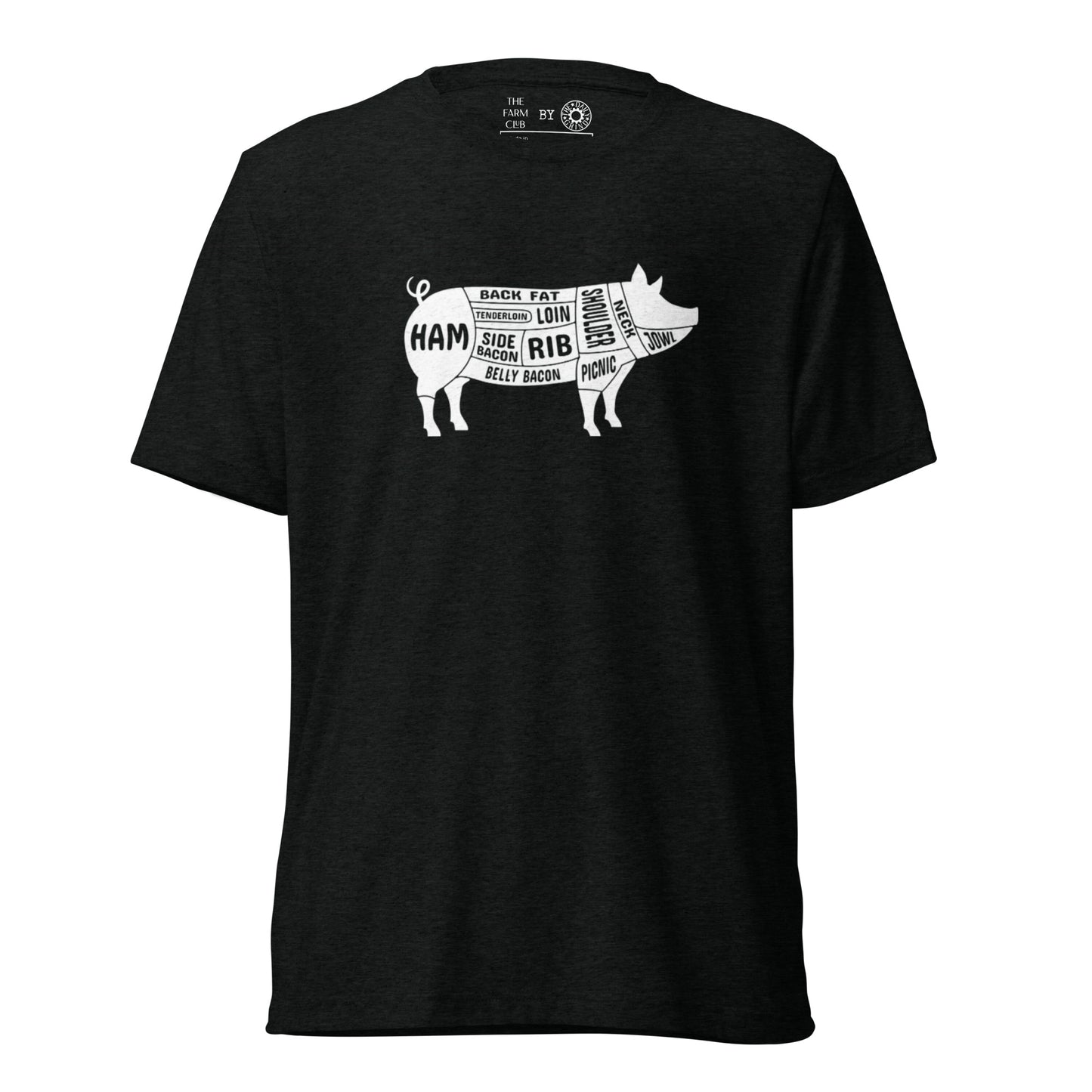 Pig Butcher Chart Short Sleeve T-Shirt