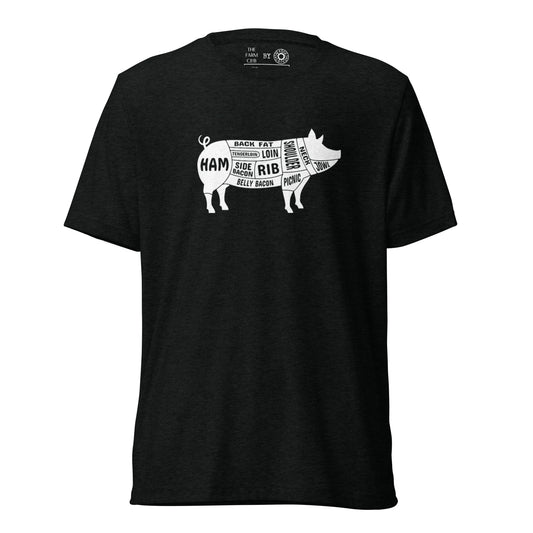 Pig Butcher Chart Short Sleeve T-Shirt