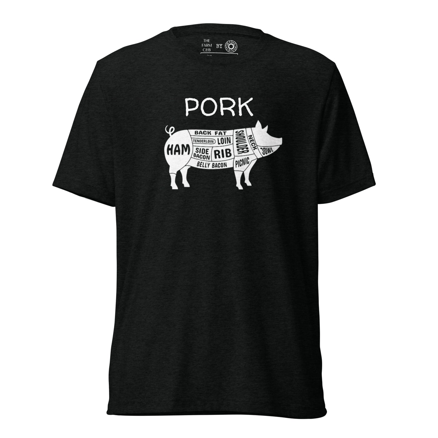 Pork Pig Butcher Chart Short Sleeve T-Shirt