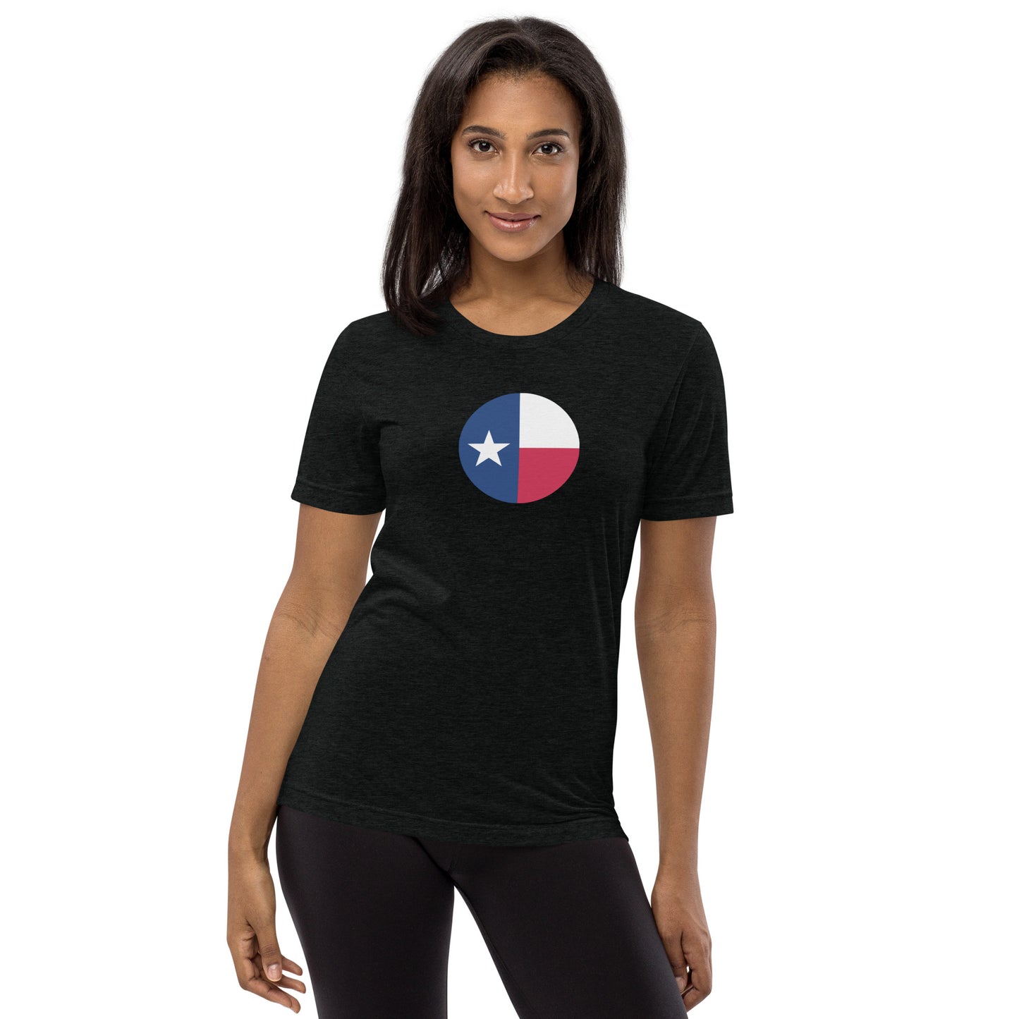 Circle Texas Flag Short Sleeve T-Shirt