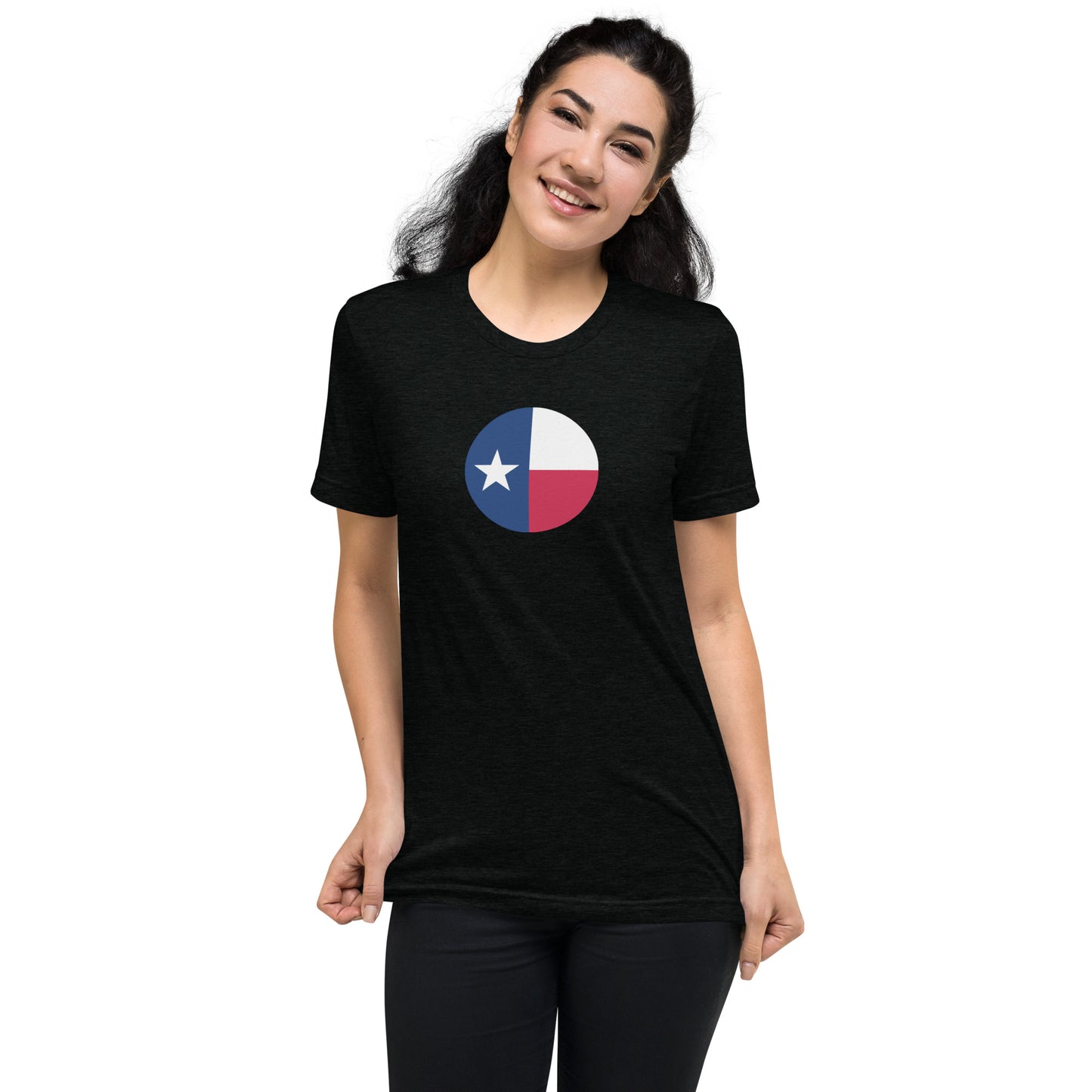 Circle Texas Flag Short Sleeve T-Shirt