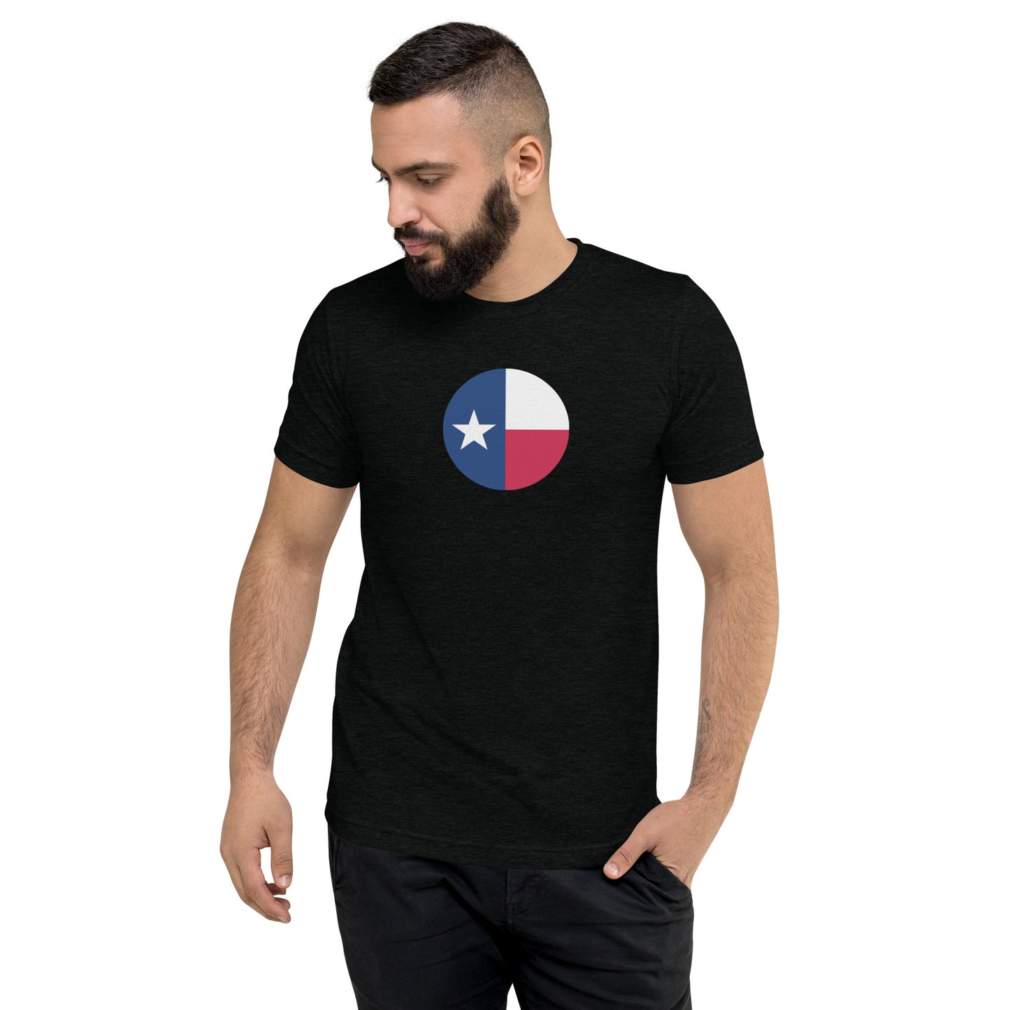 Circle Texas Flag Short Sleeve T-Shirt