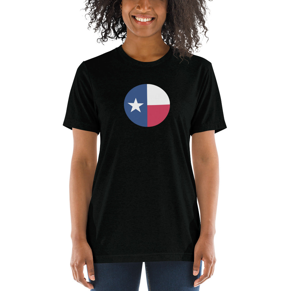 Circle Texas Flag Short Sleeve T-Shirt