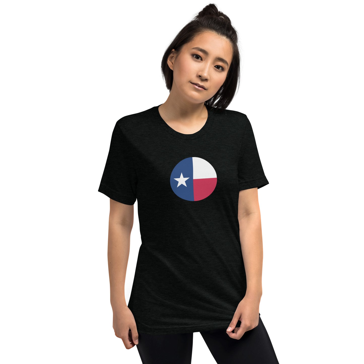 Circle Texas Flag Short Sleeve T-Shirt