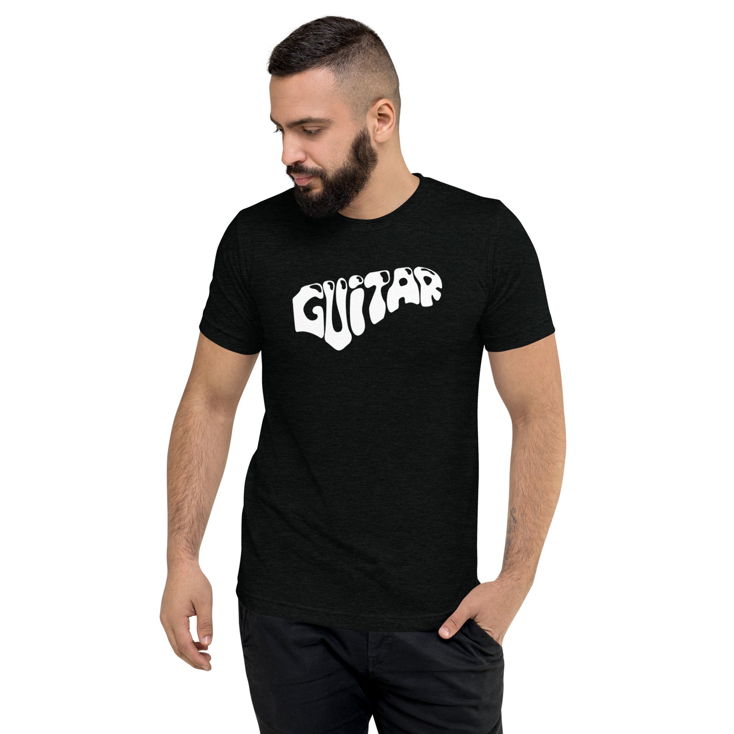 Guitar Word Short Sleeve T-Shirt