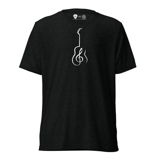 Music Note Guitar Short Sleeve T-Shirt