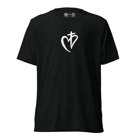 Heart with Cross Short Sleeve T-Shirt