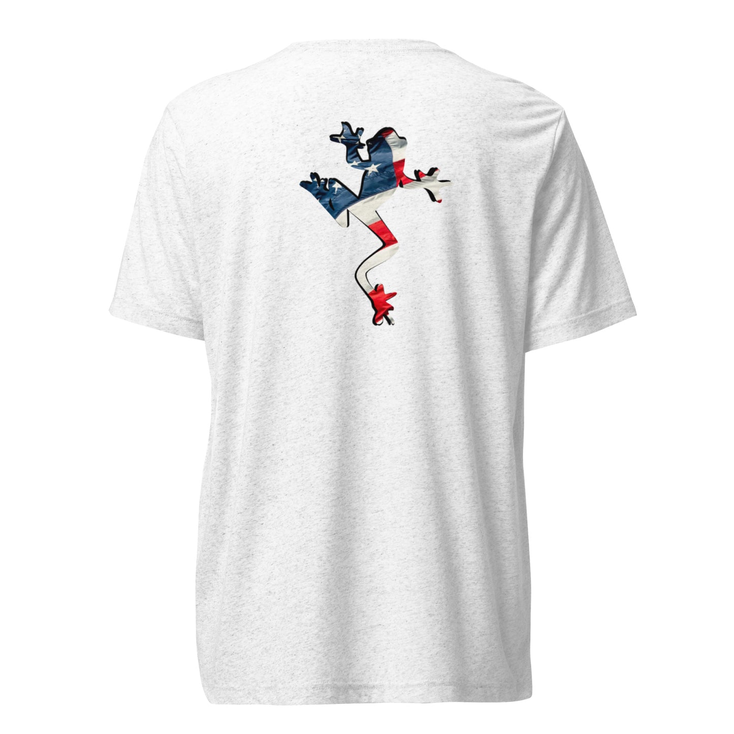 American Frog in White Fleck Short Sleeve T-Shirt