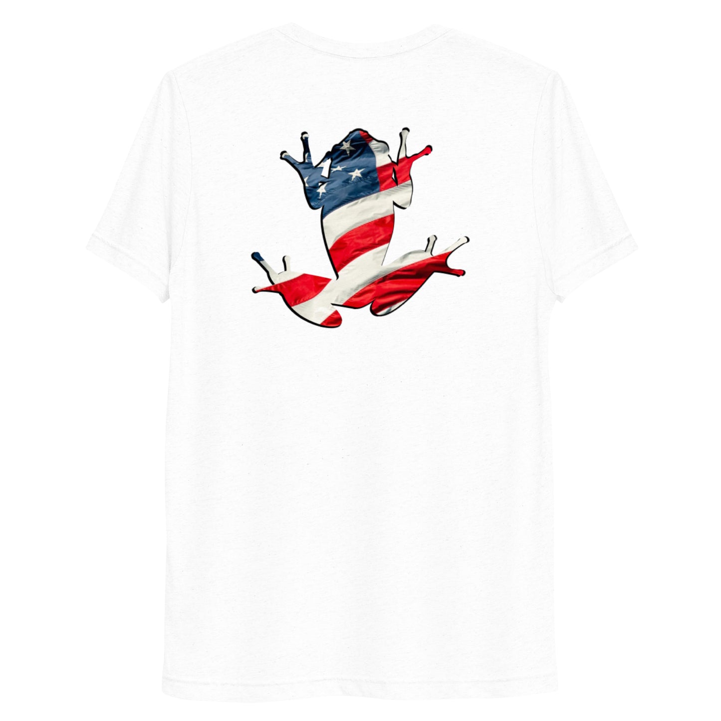 American Frog in White Fleck Short Sleeve T-Shirt