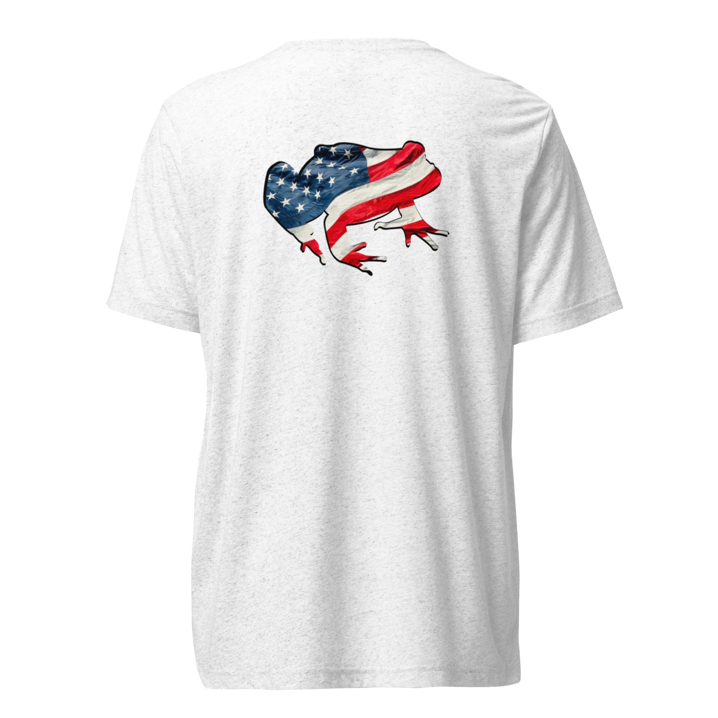 American Frog in White Fleck Short Sleeve T-Shirt