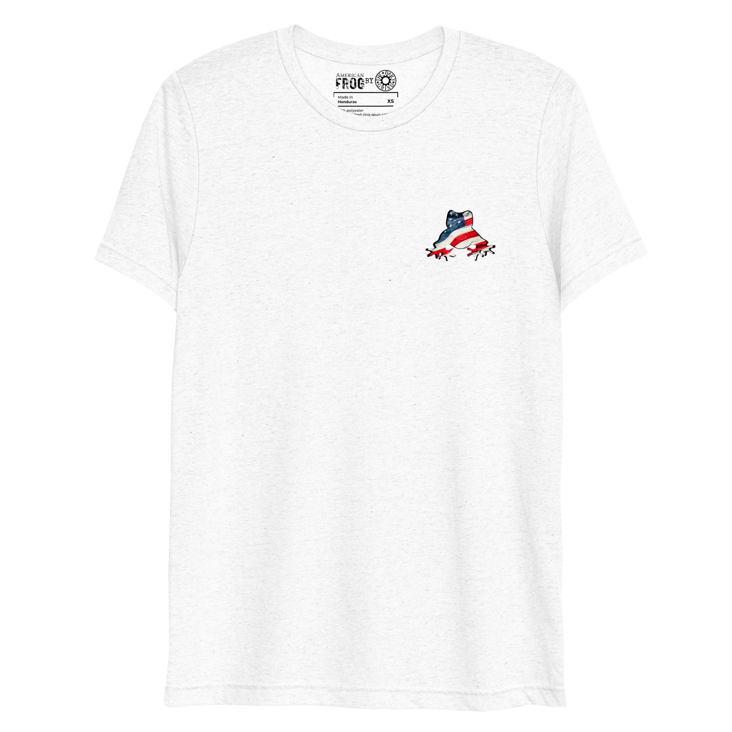 American Frog in White Fleck Short Sleeve T-Shirt