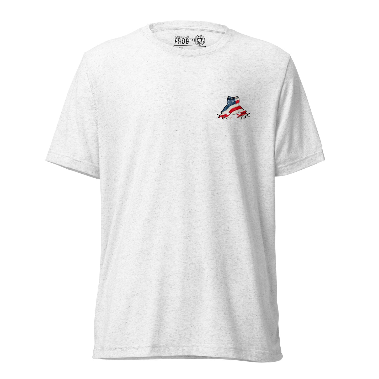 American Frog in White Fleck Short Sleeve T-Shirt