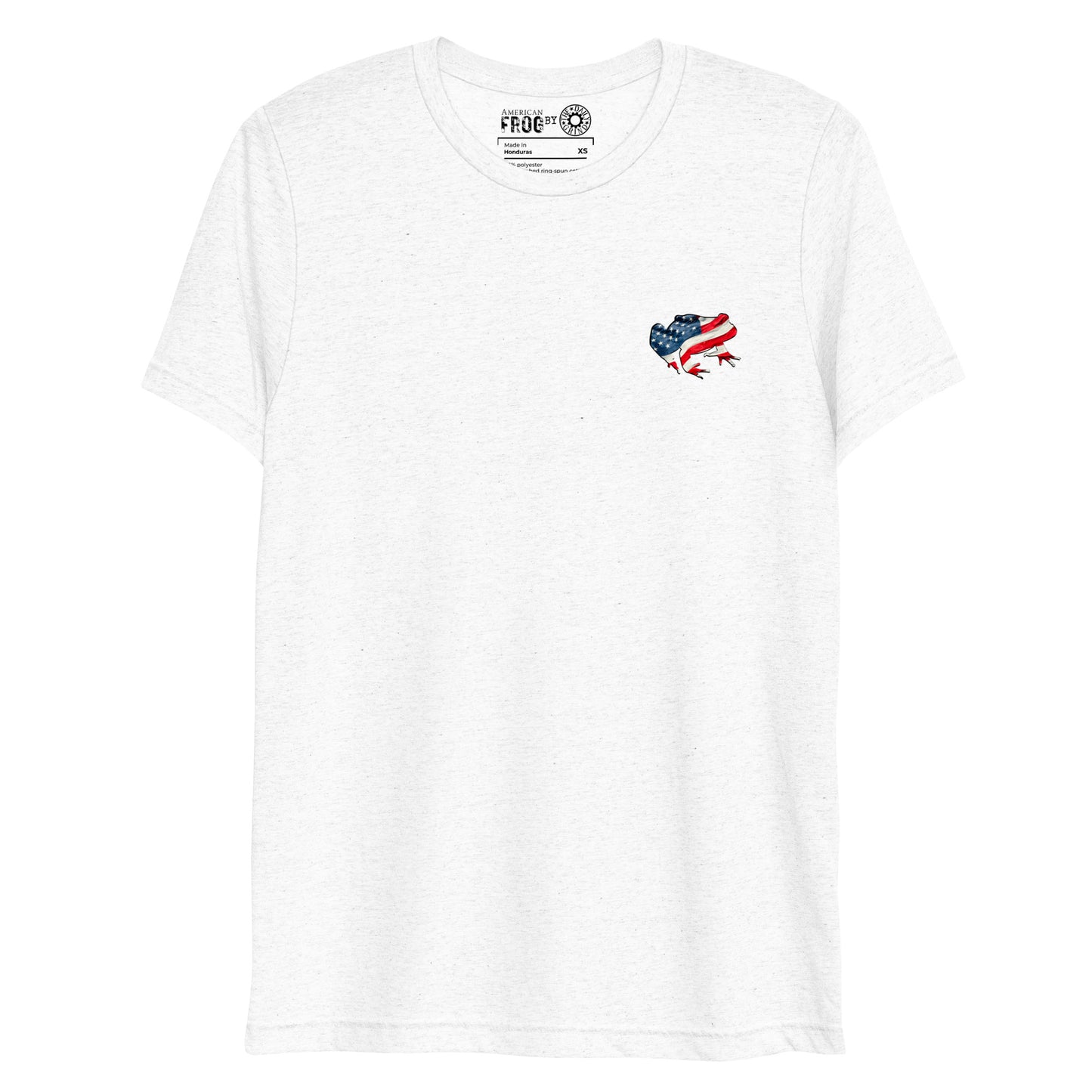 American Frog in White Fleck Short Sleeve T-Shirt