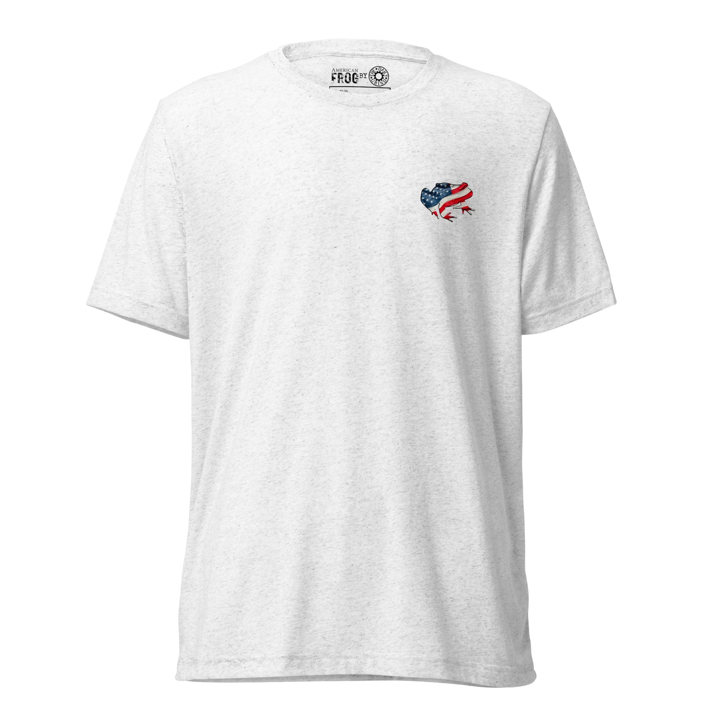 American Frog in White Fleck Short Sleeve T-Shirt