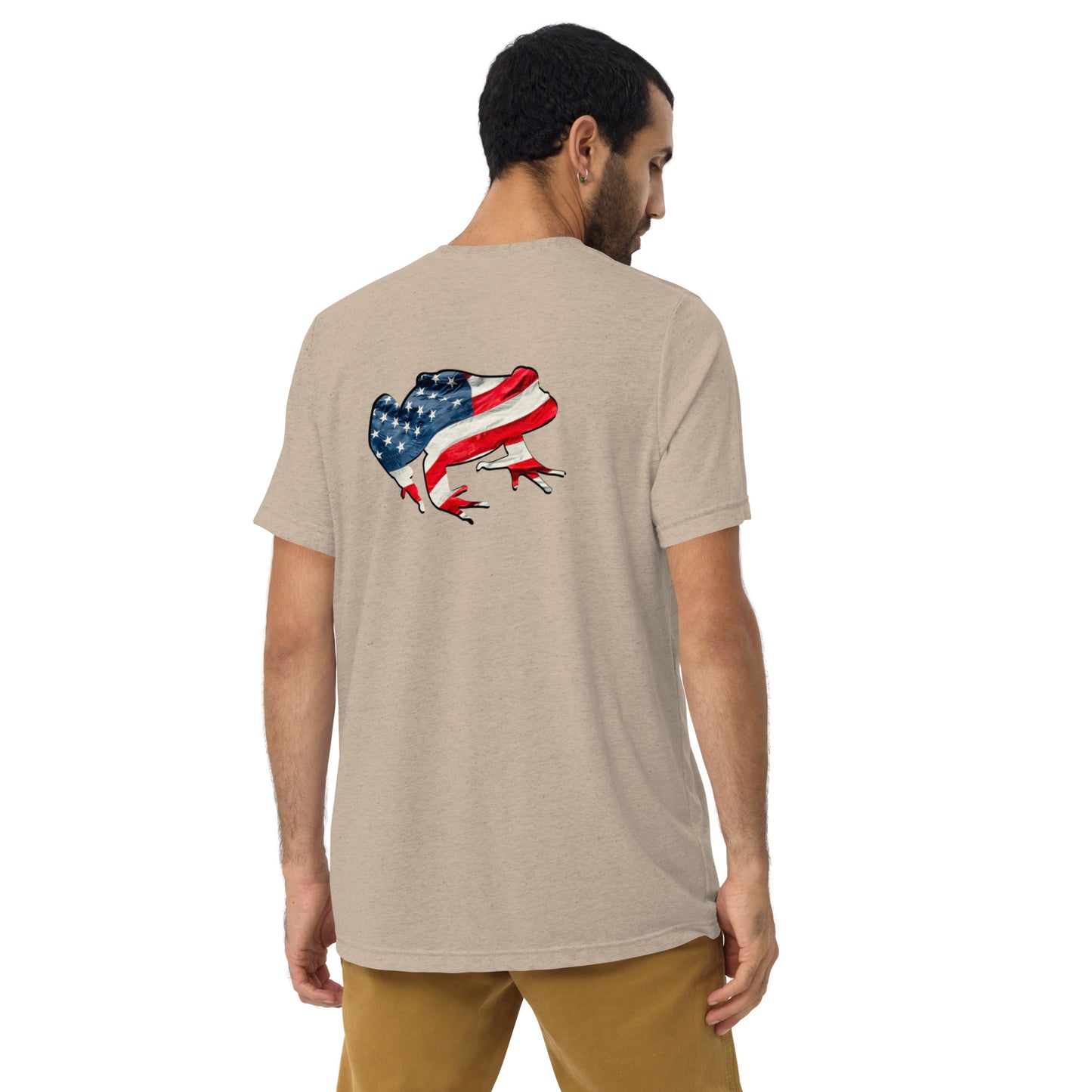 American Frog in Tan Short Sleeve T-Shirt