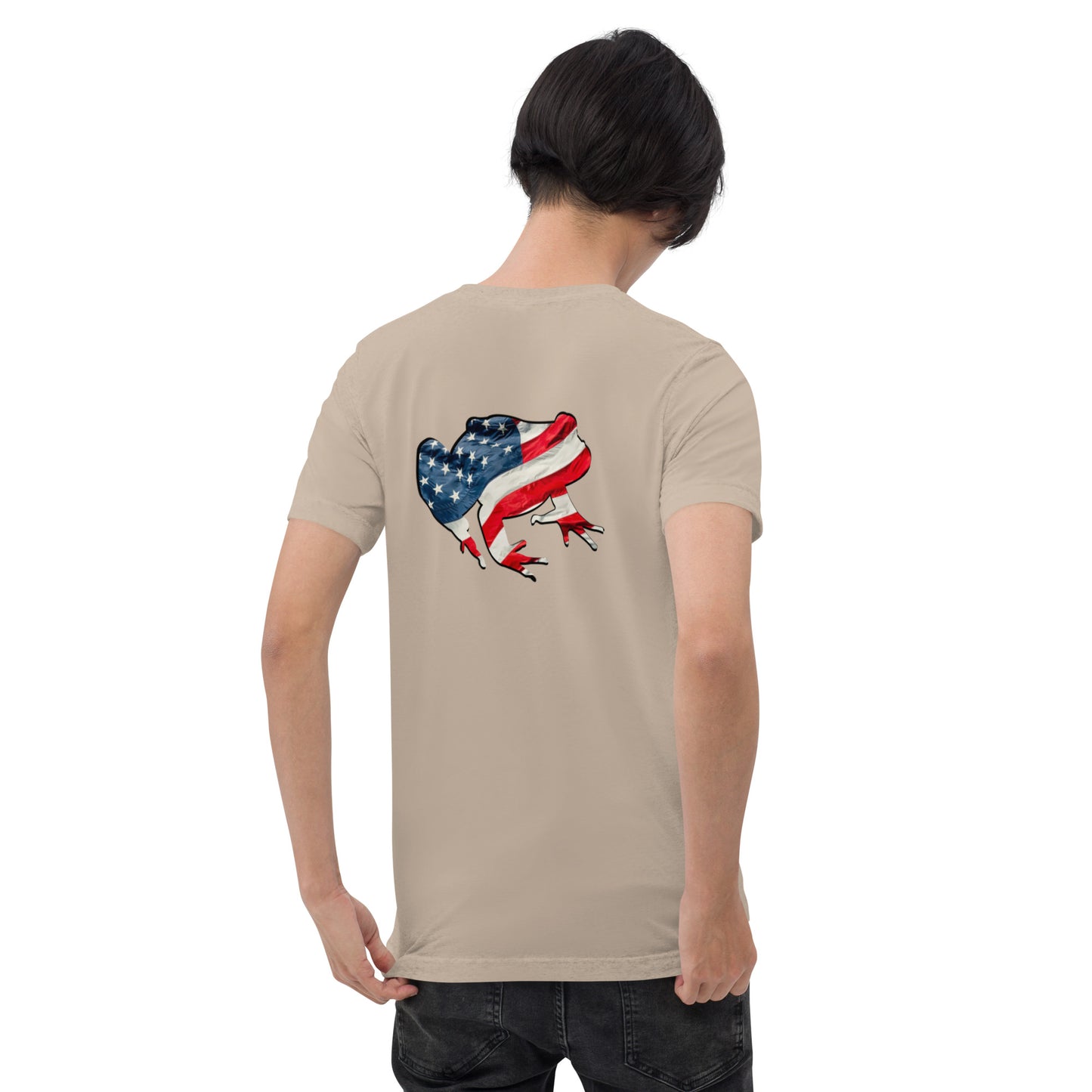 American Frog in Tan Short Sleeve T-Shirt