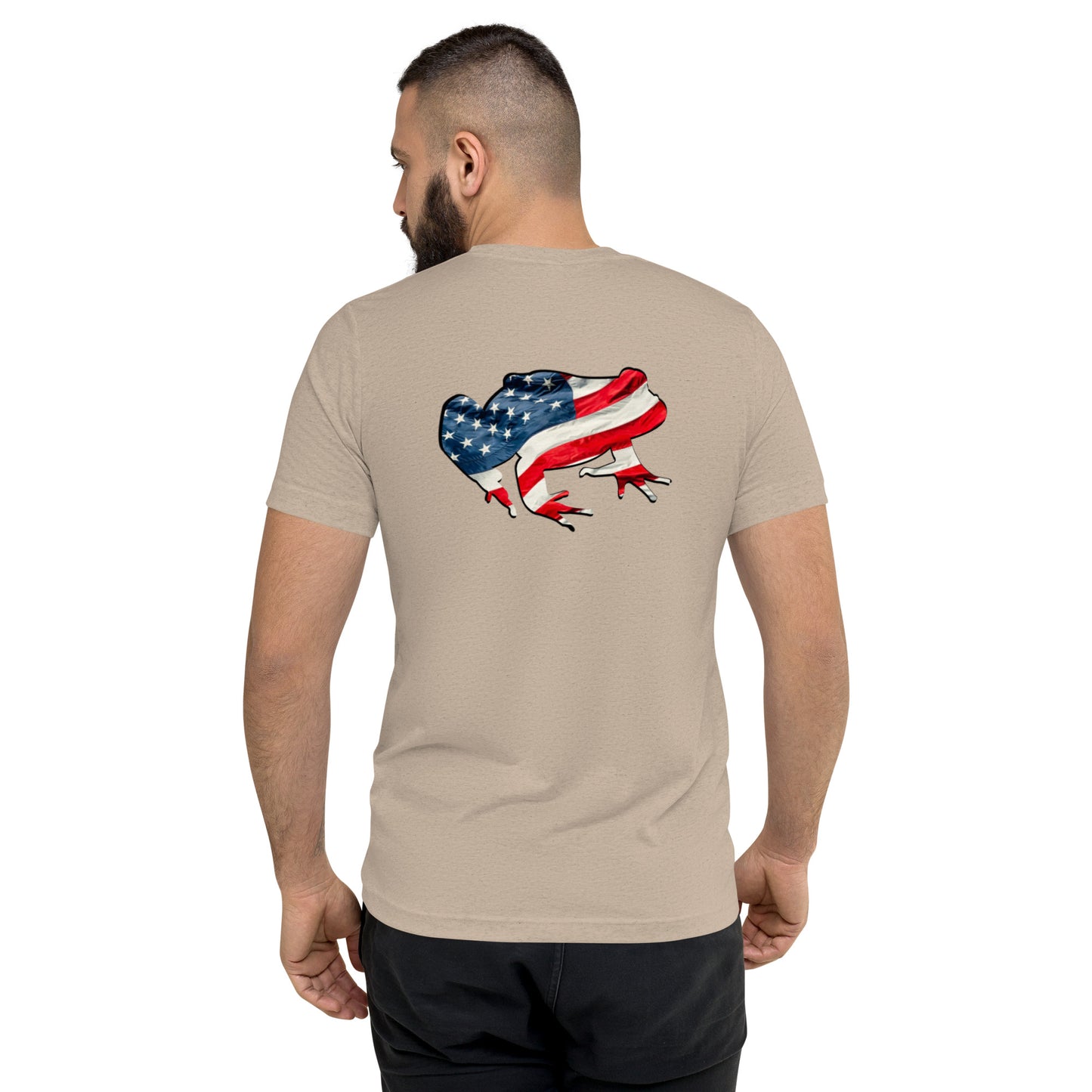 American Frog in Tan Short Sleeve T-Shirt