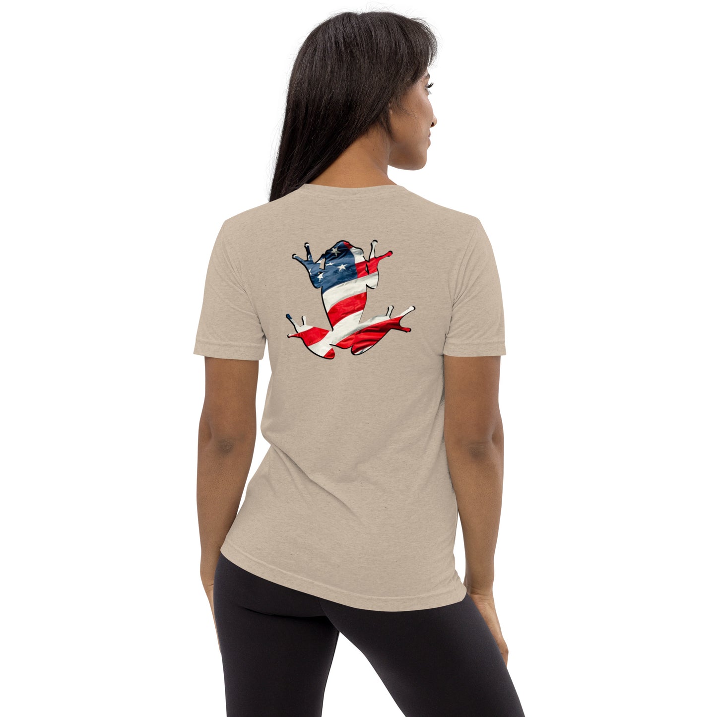 American Frog in Tan Short Sleeve T-Shirt