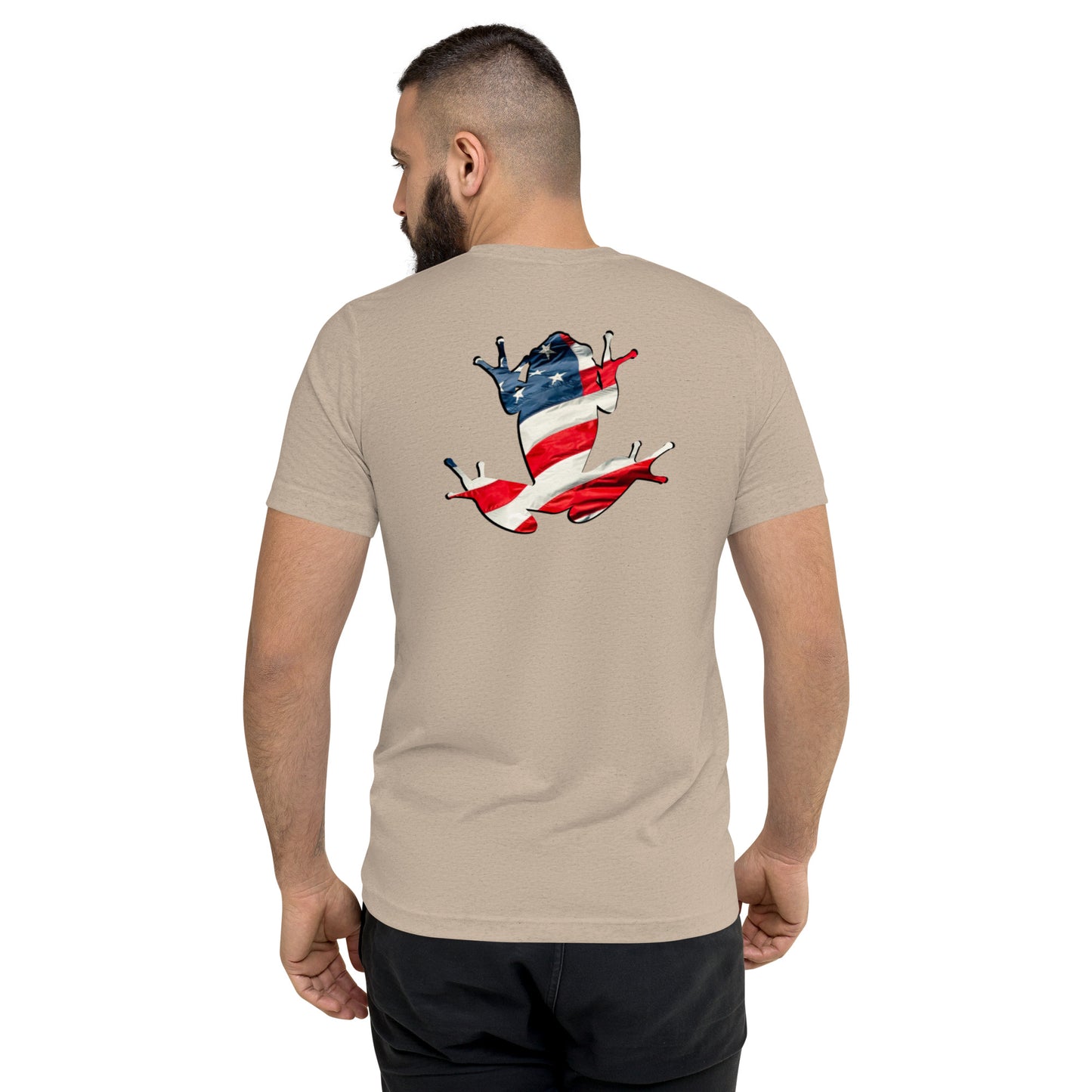 American Frog in Tan Short Sleeve T-Shirt