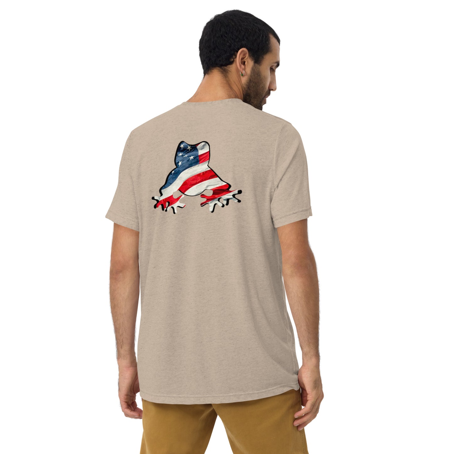 American Frog in Tan Short Sleeve T-Shirt