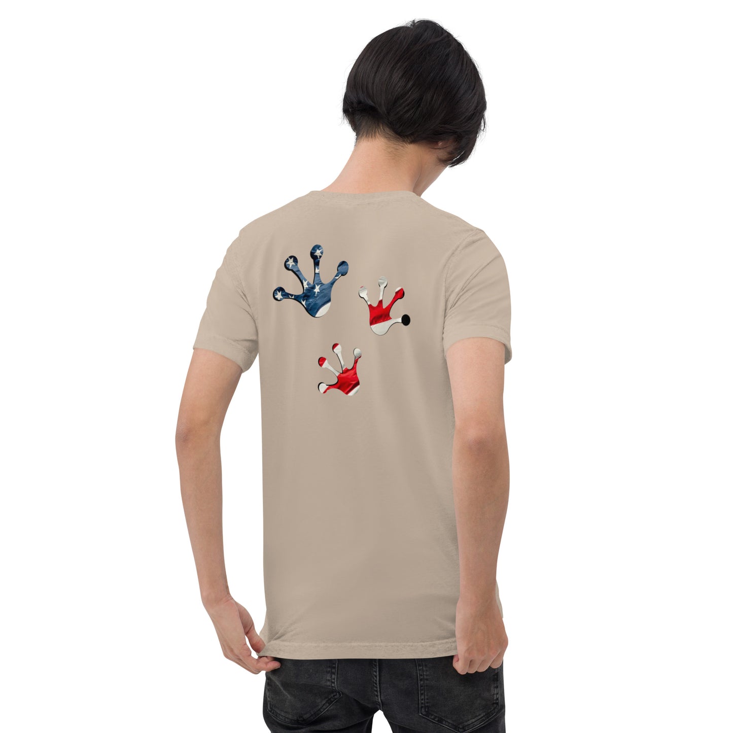 American Frog in Tan Short Sleeve T-Shirt