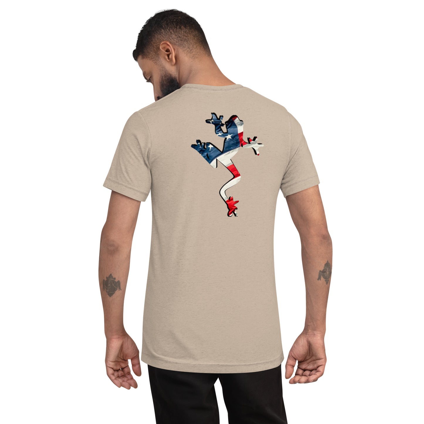 American Frog in Tan Short Sleeve T-Shirt