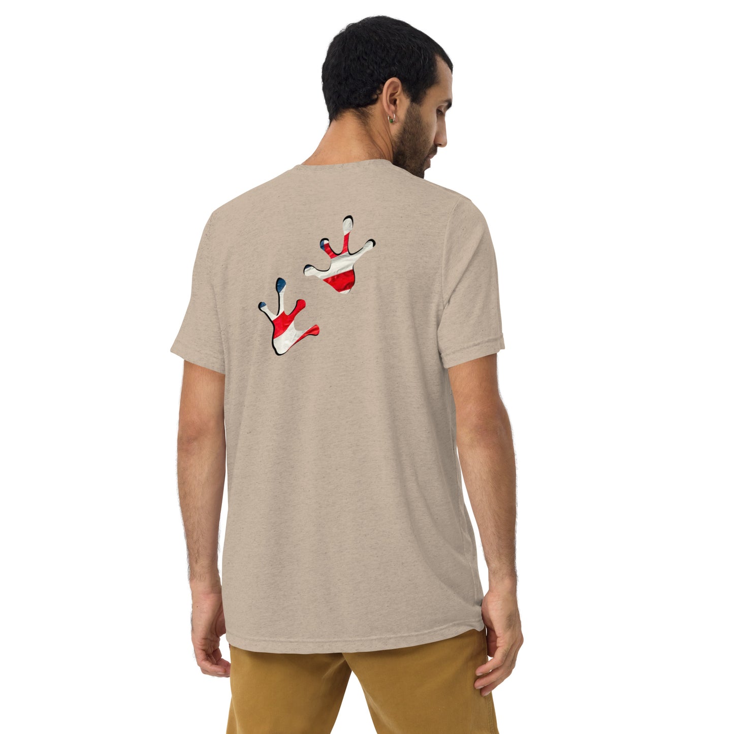 American Frog in Tan Short Sleeve T-Shirt