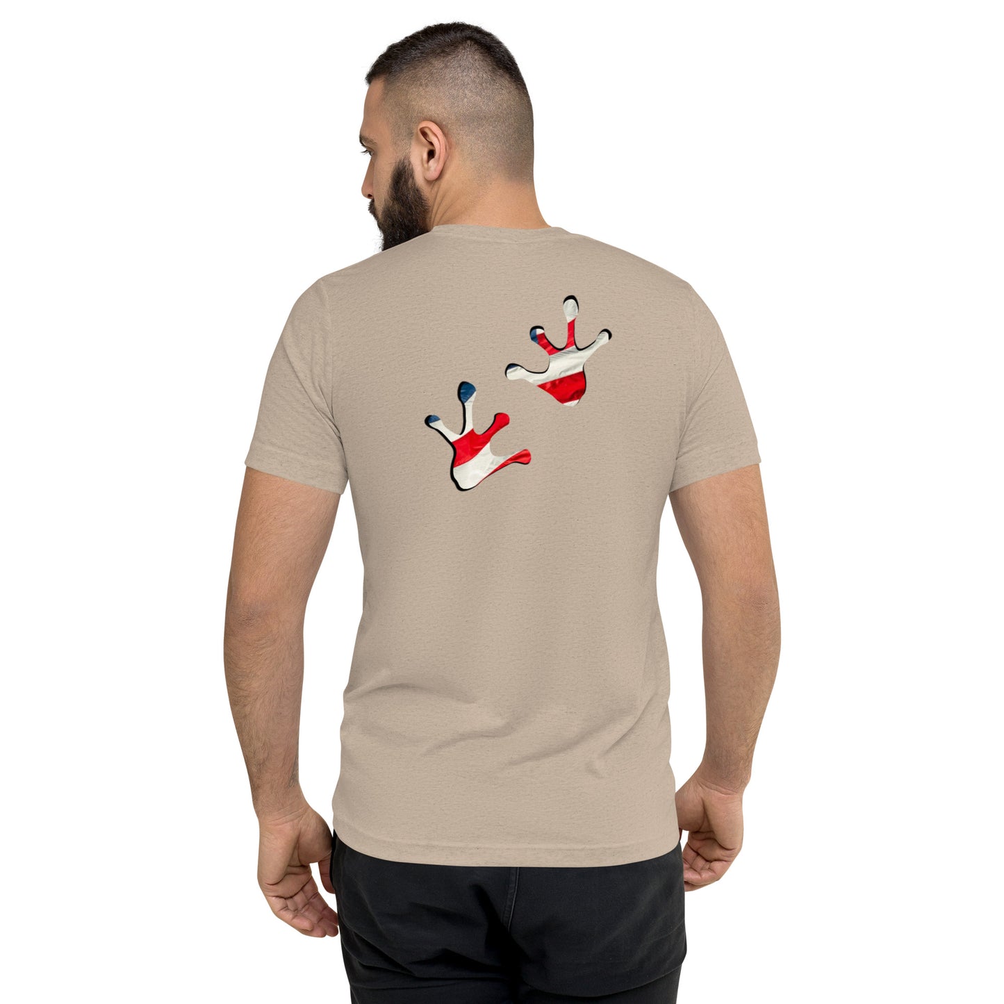 American Frog in Tan Short Sleeve T-Shirt