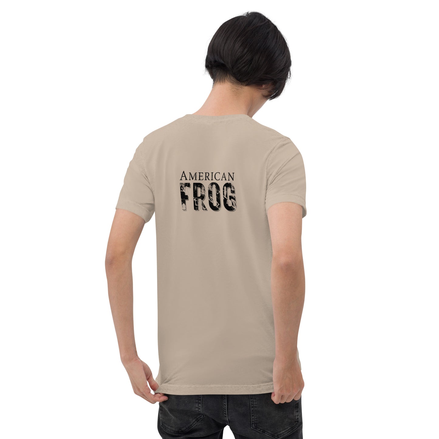 American Frog in Tan Short Sleeve T-Shirt