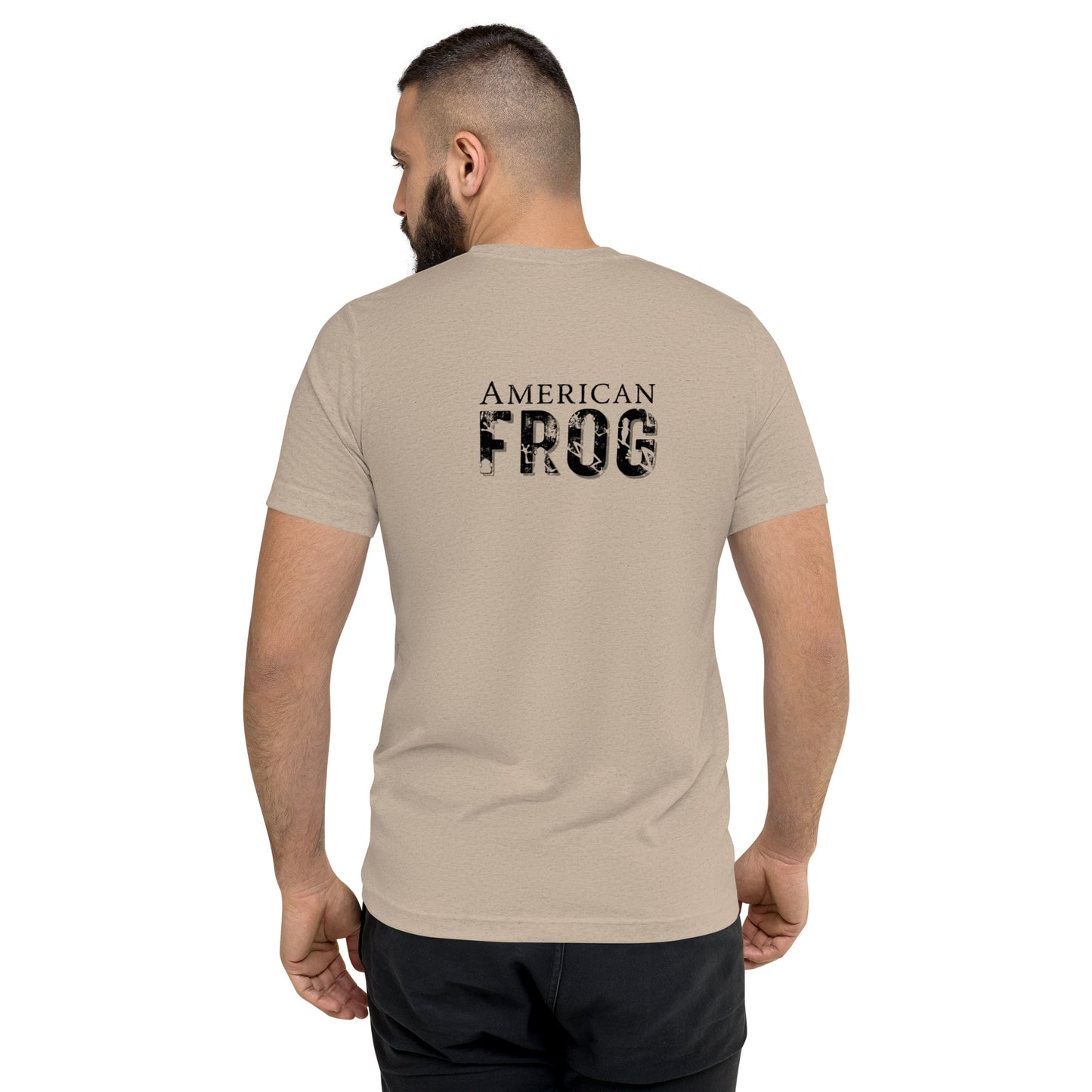 American Frog in Tan Short Sleeve T-Shirt