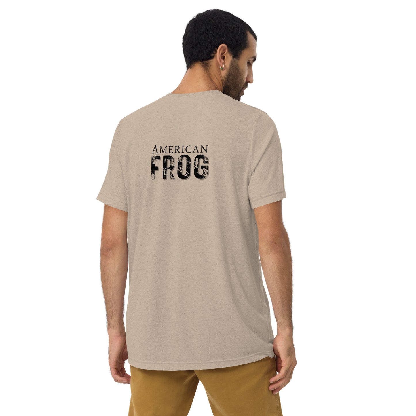 American Frog in Tan Short Sleeve T-Shirt