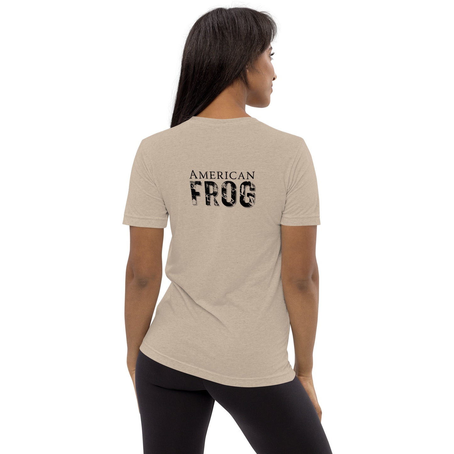 American Frog in Tan Short Sleeve T-Shirt