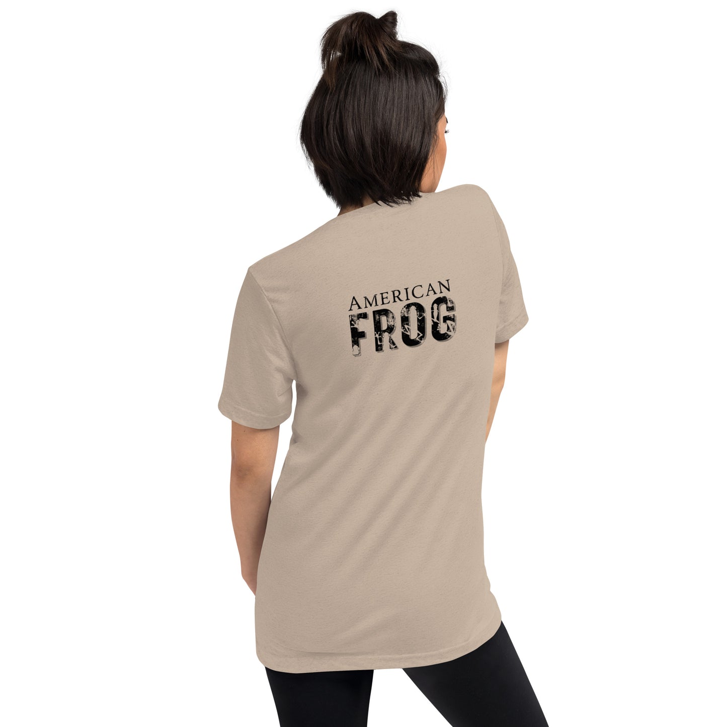 American Frog in Tan Short Sleeve T-Shirt