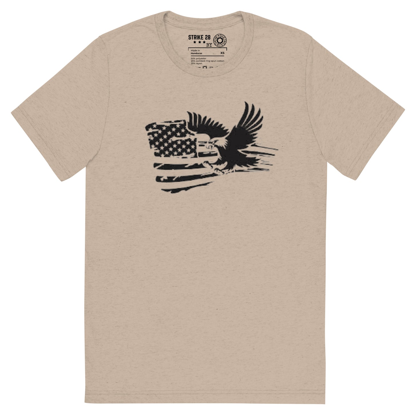 American Flag with Eagle Short Sleeve T-Shirt