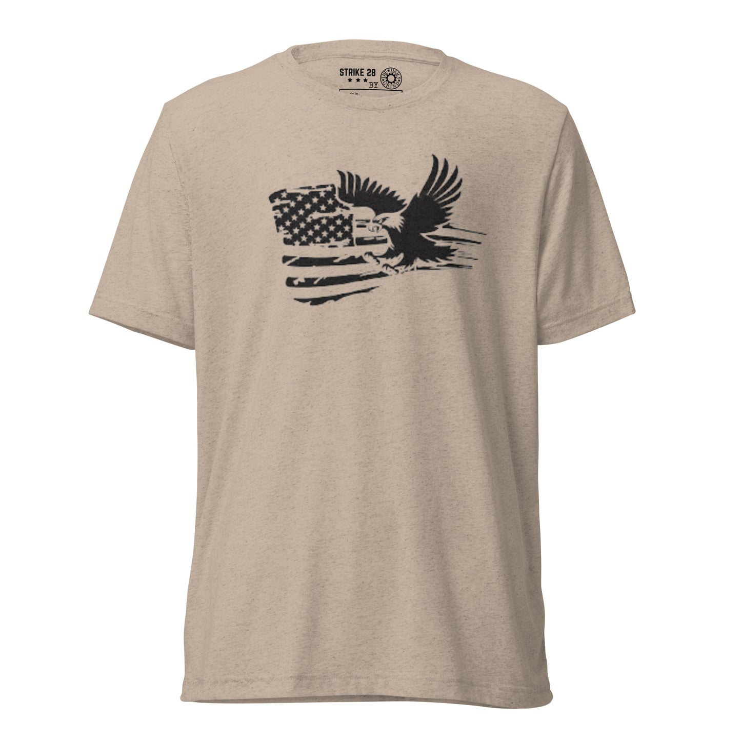 American Flag with Eagle Short Sleeve T-Shirt