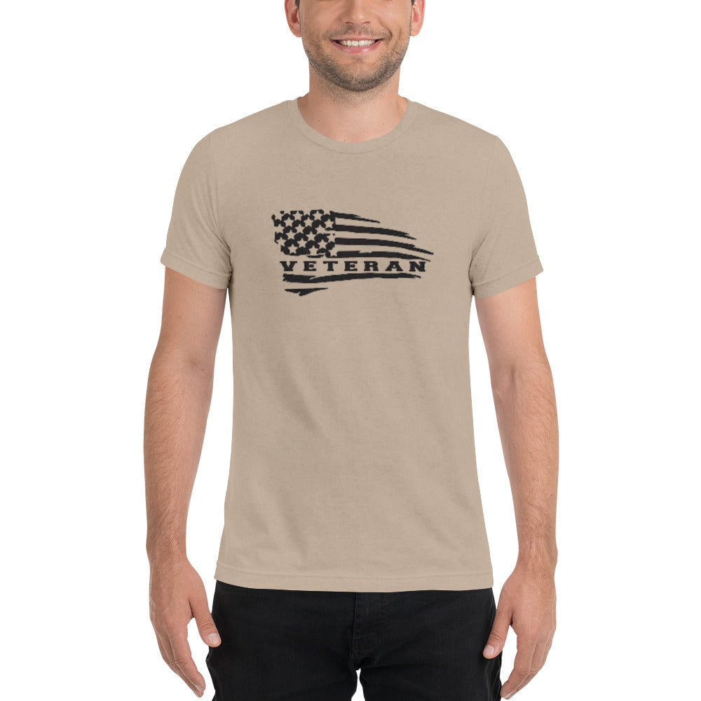 Veteran American Flag Short Sleeve T-Shirt