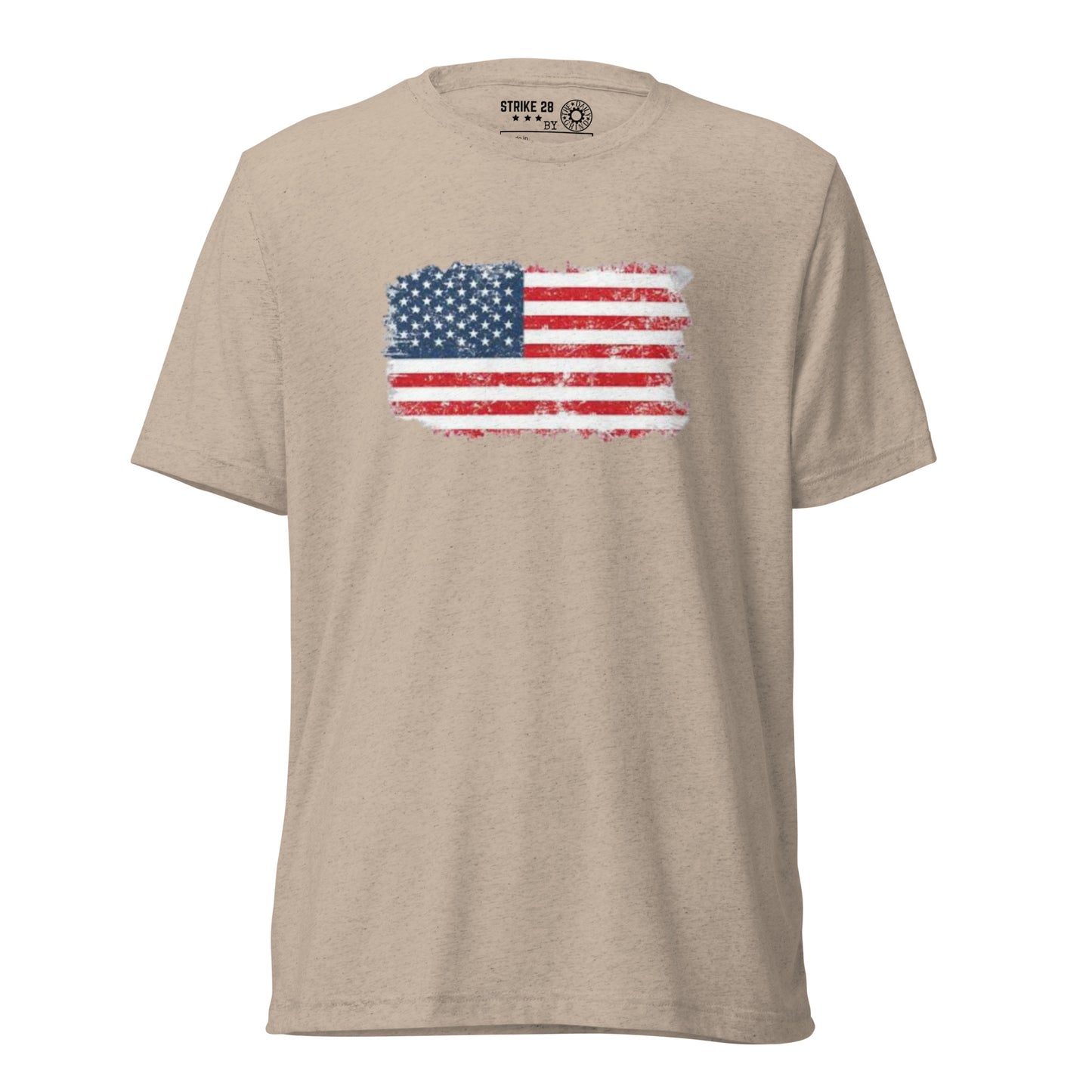 Color American Flag Short Sleeve T-Shirt