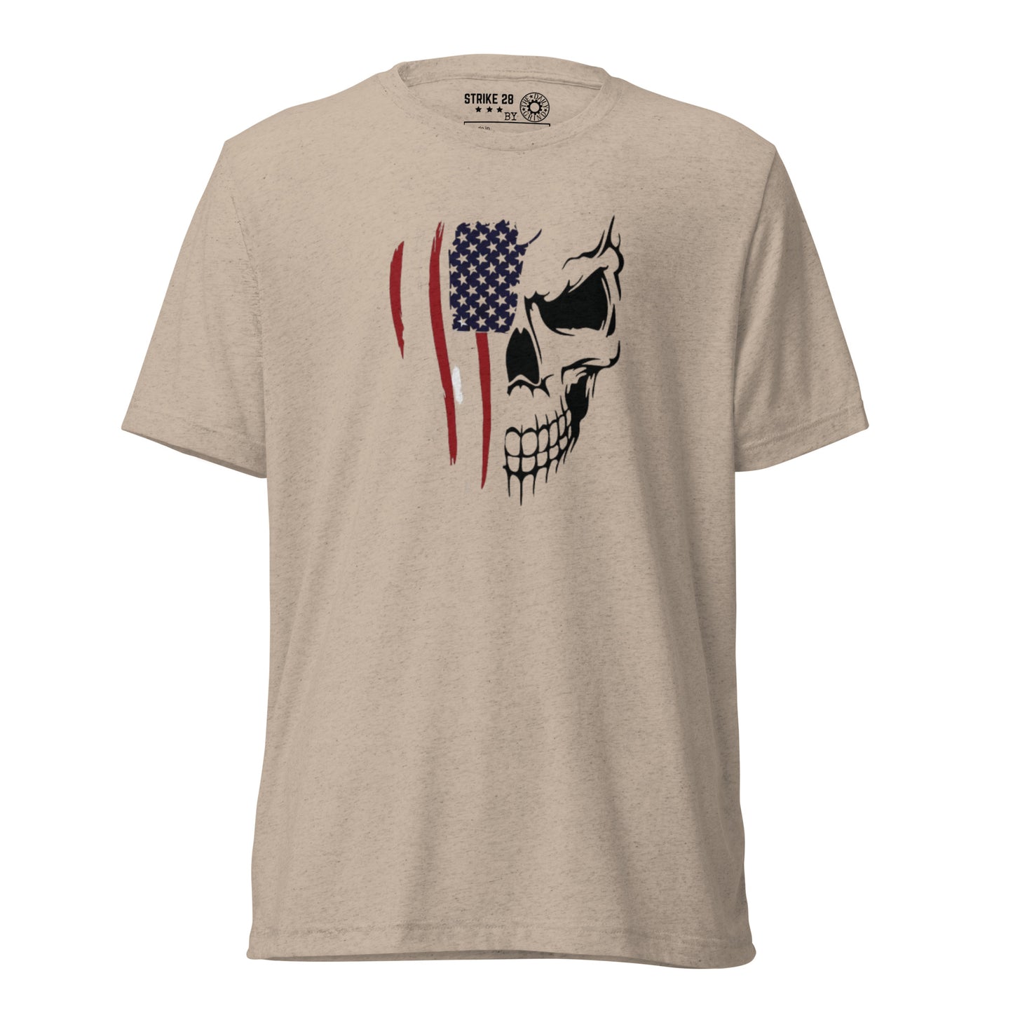 American Molon Labe Skull Short Sleeve T-Shirt