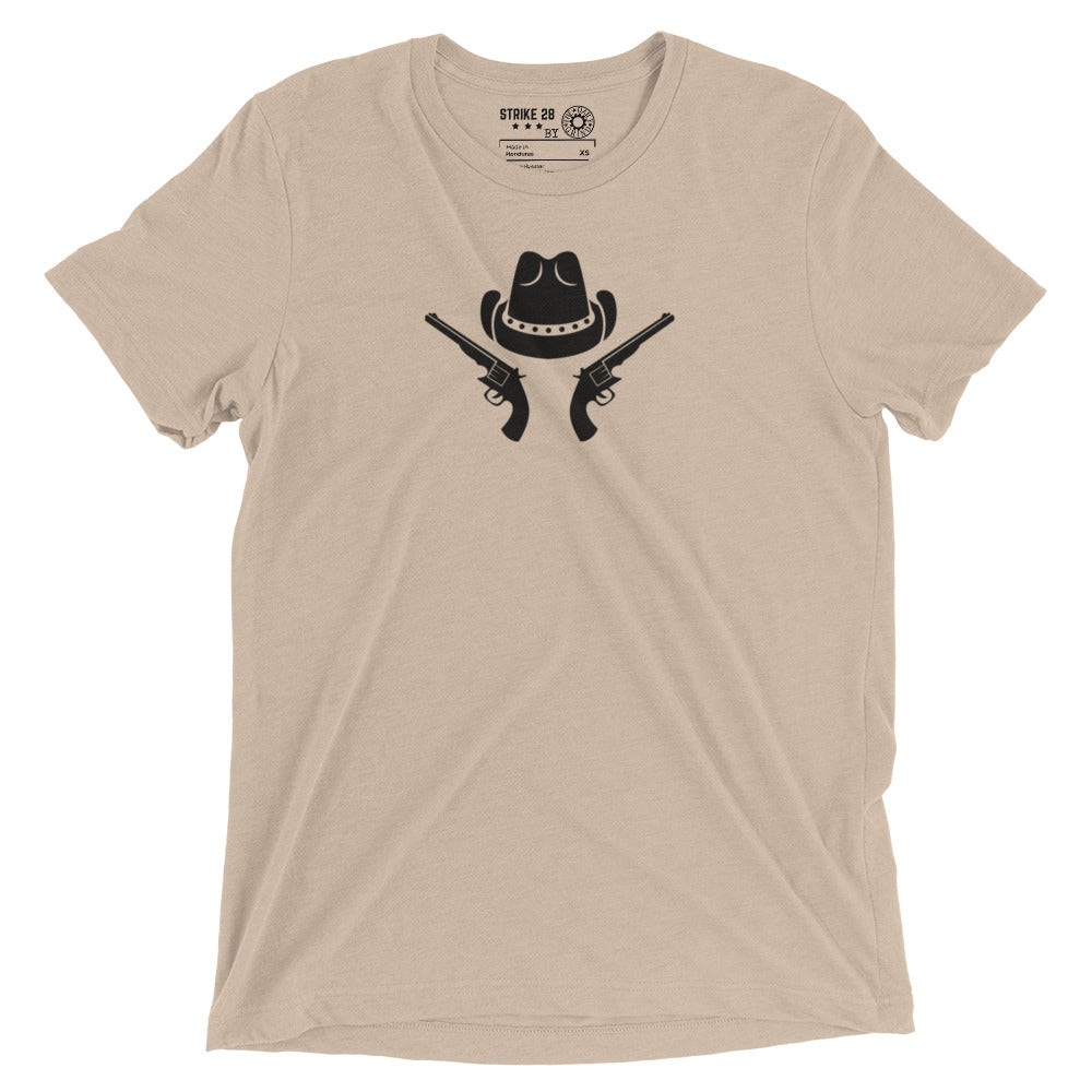 Cowboy Hat/Guns Short Sleeve T-Shirt