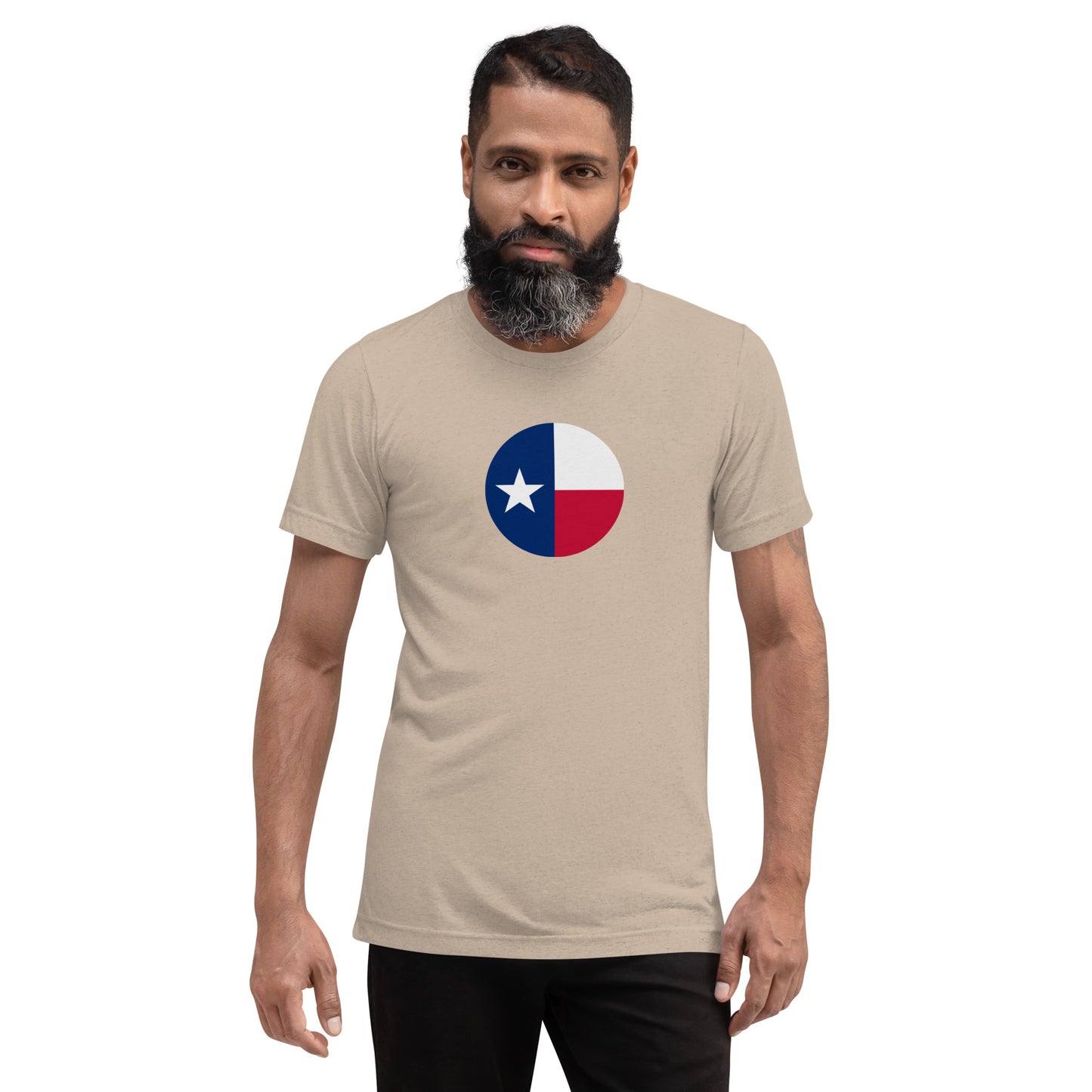 Circle Texas Flag Short Sleeve T-Shirt