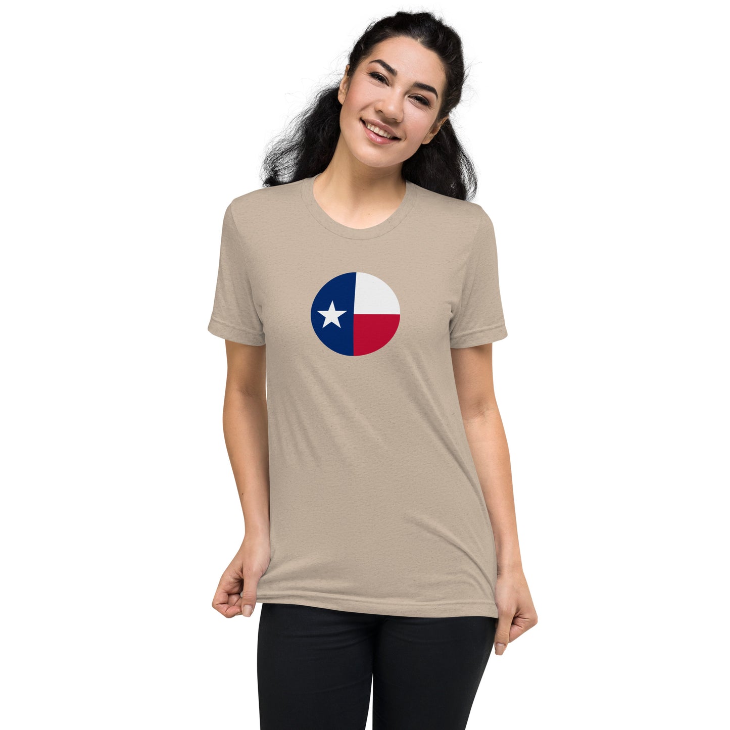 Circle Texas Flag Short Sleeve T-Shirt