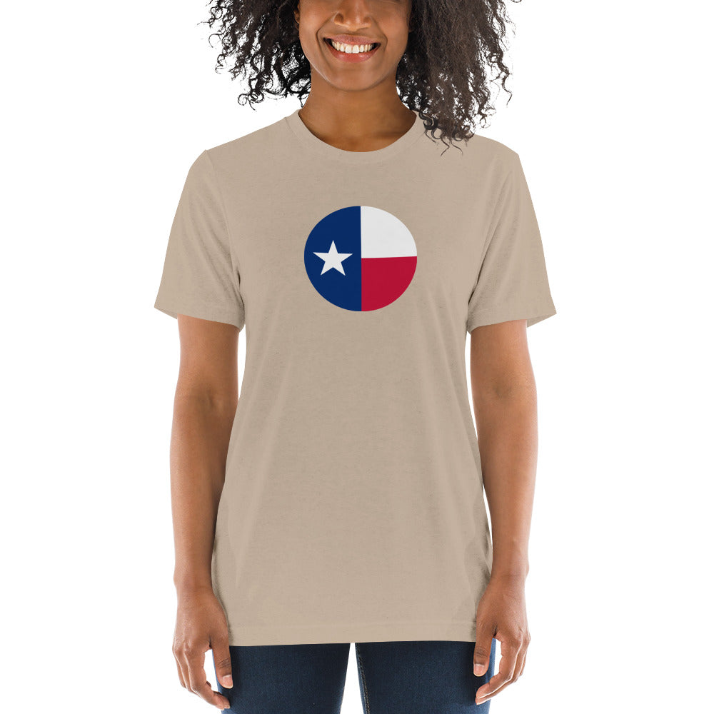 Circle Texas Flag Short Sleeve T-Shirt